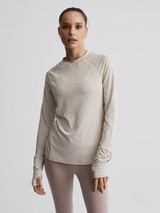 Varley Bradford Active Top - Silver Grey Marl