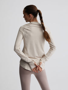 Varley Bradford Active Top - Silver Grey Marl