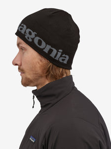 Patagonia Beanie Hat - Logo Black