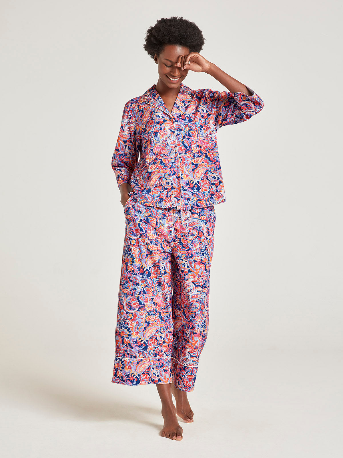 Thought Adina Organic Cotton Pyjama Set In A Bag - Multi