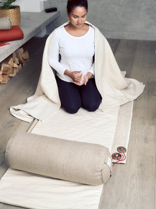 countryflyers Natural Cotton Yoga Blanket