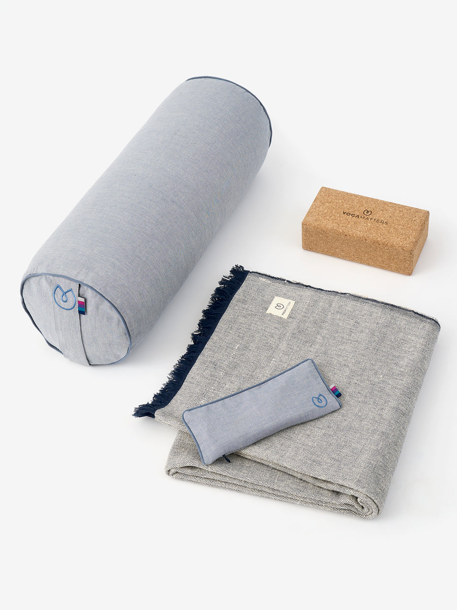 Yoga Starter Kit 12 in 1 - Yoga Set Include Yoga Mat, Foam Roller, 4  Resistance