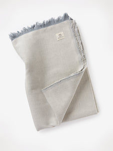 hardbackhollow Organic Cotton Chambray Yoga Blanket