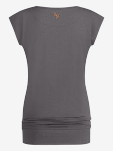 Urban Goddess Asana Tee - Charcoal