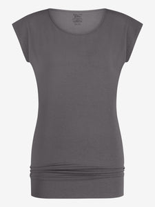 Urban Goddess Asana Tee - Charcoal