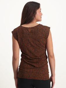 Urban Goddess Asana Tee - Matrix Mocca