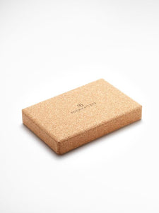 sustainable eco friendly natural cork yoga block prop