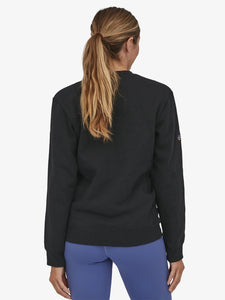 Patagonia Fitz Roy Icon Uprisal Crew Sweatshirt - Ink Black