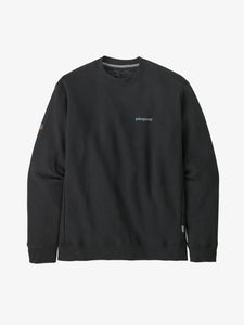 Patagonia Fitz Roy Icon Uprisal Crew Sweatshirt - Ink Black