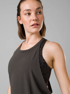 prAna Lunar Glow Sleeveless Tank - Dark Iron