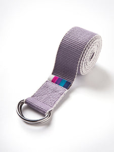 hardbackhollow Organic Cotton D-ring Yoga Belt