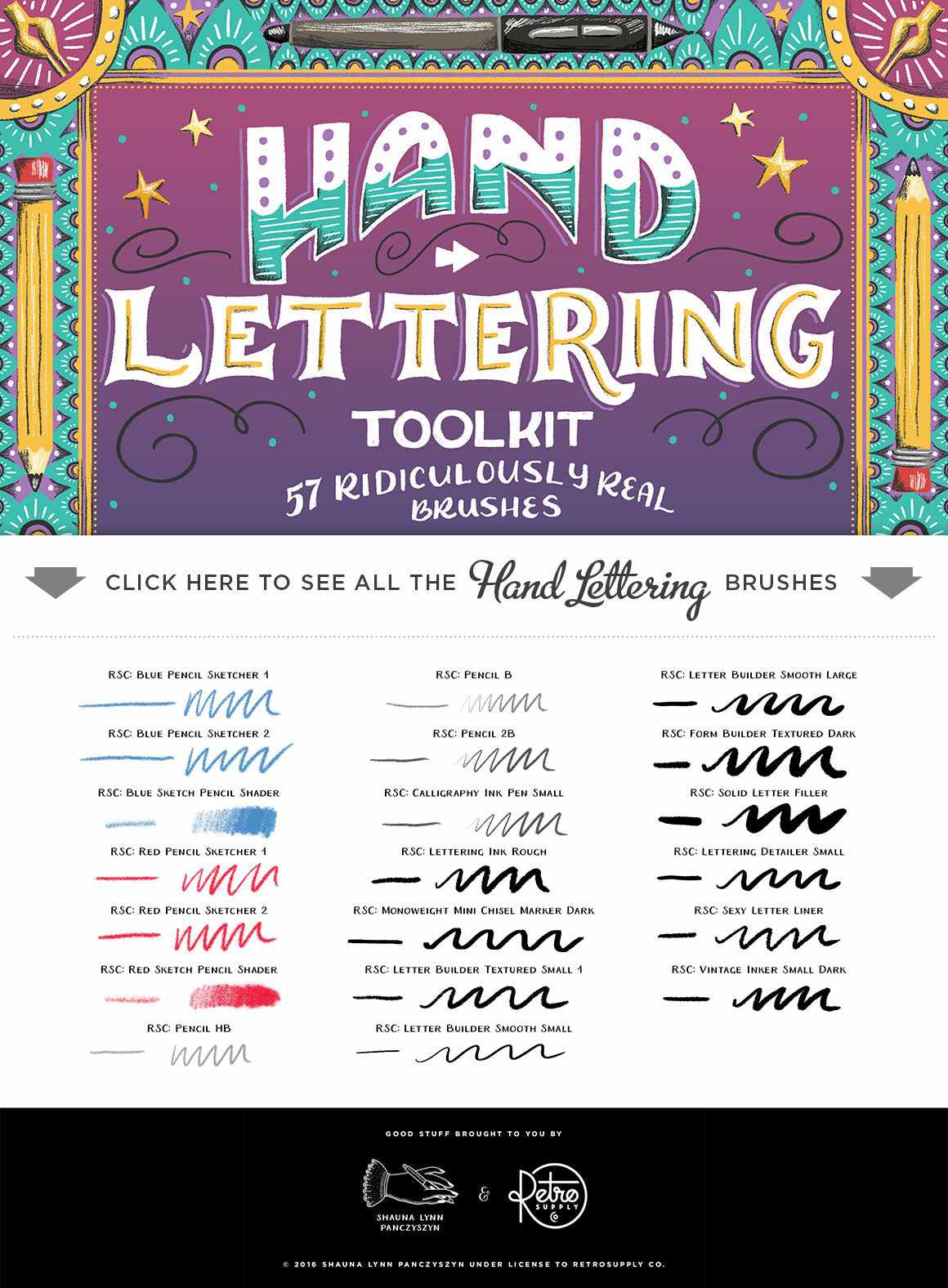 The Hand Lettering Toolkit | Just a Snippet