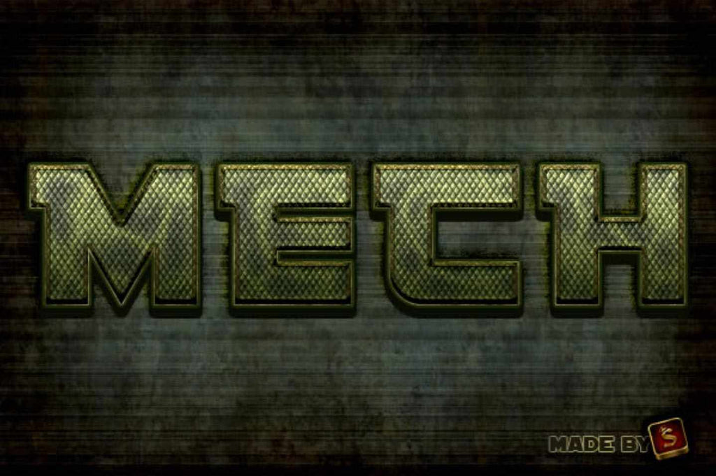Retro and vintage tutorial: Create a Mech-Inspired Text Effect in Photoshop
