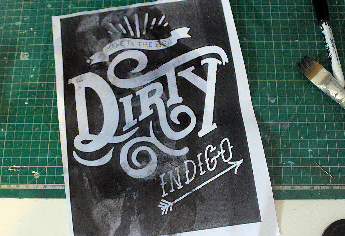 How to make a handmade grunge typography effect