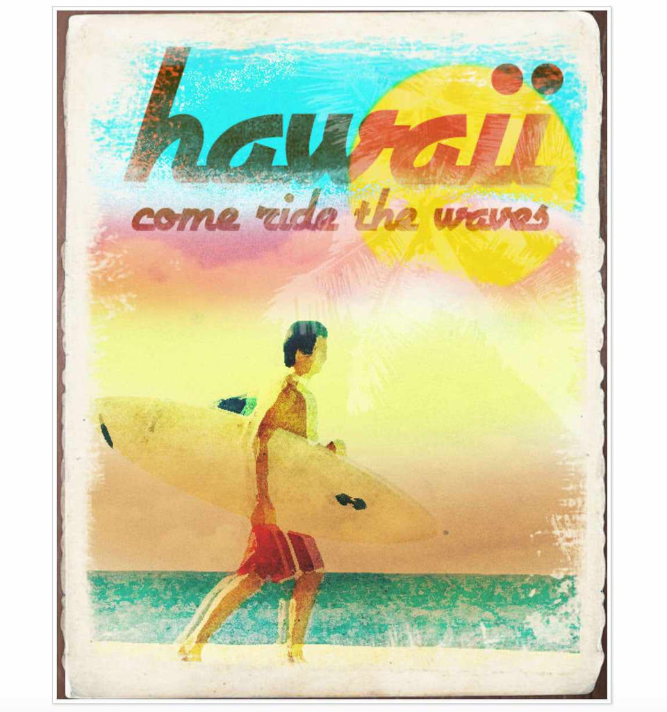 Retro and vintage Photoshop tutorials: vintage beach ad