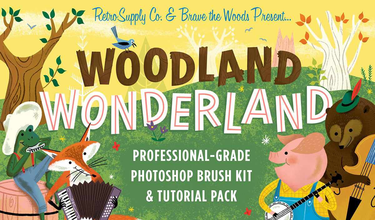 Woodland Wonderland - Photoshop Brush Tool Presets