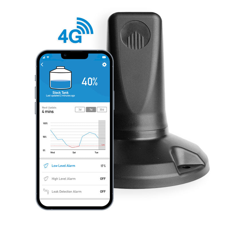 Image of 4G sensor and phone app