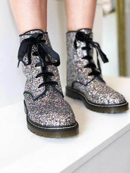 glitter boots