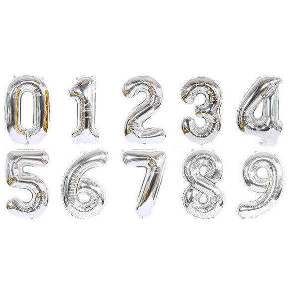 number balloons store