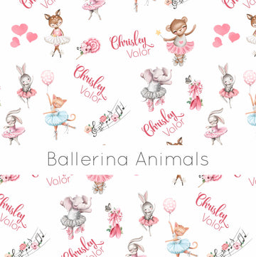 Ballerina Animal Toddler Sherpa Blanket
