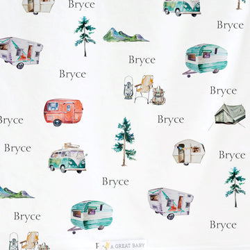 Bryce Campers Pajamas  - Short or Long Sleeve (3 months to kids 14)