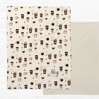 Coffee Lover Mom Blanket