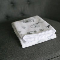 Gray Wildlife Pillowcase