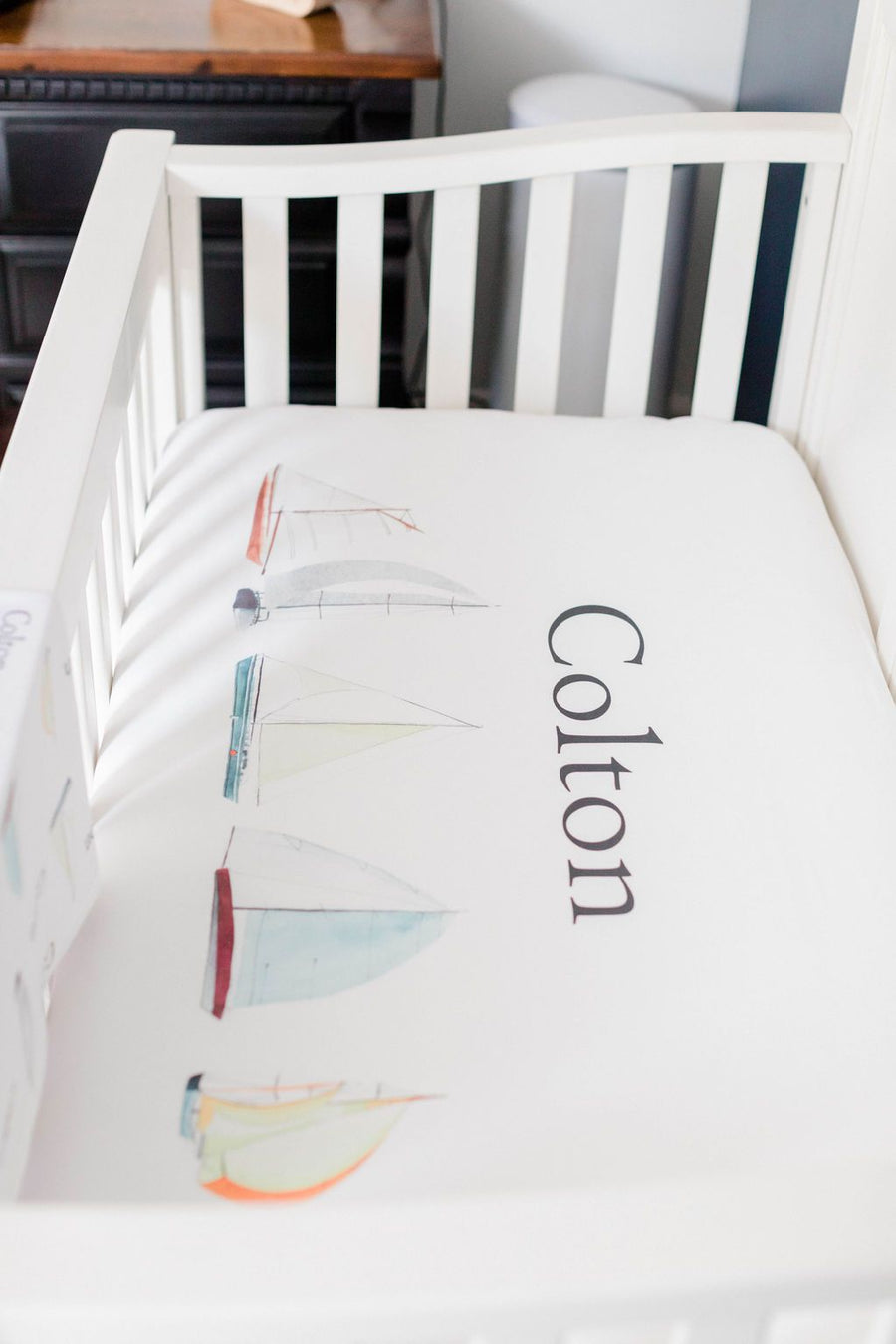 Sailboats Crib Sheet