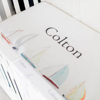 Sailboats Crib Sheet