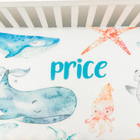 Sea Creatures Crib Sheet