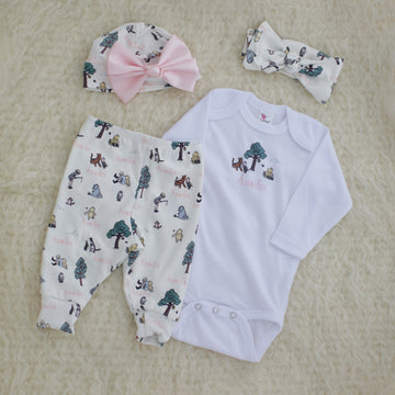 Winnie the Pooh Outfit (Boy or Girl options)