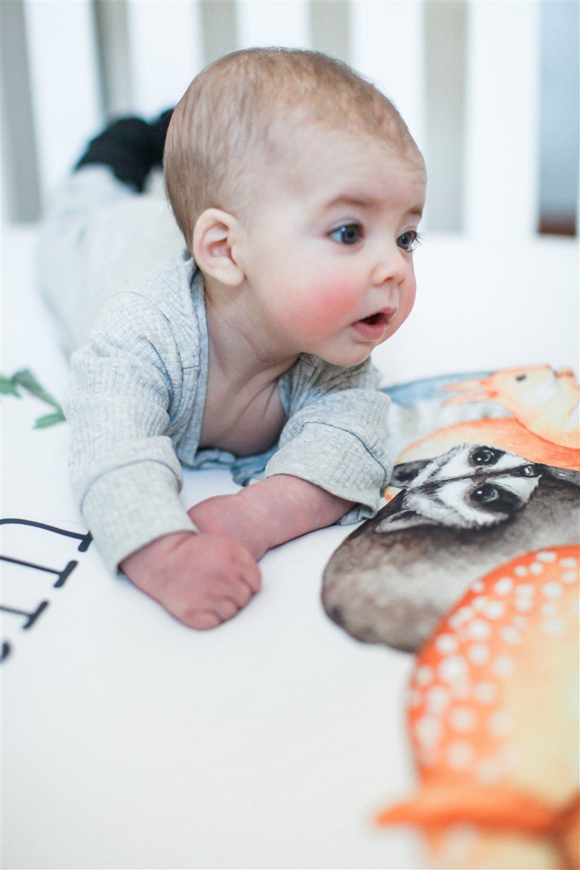 Woodland Fern Crib Sheet