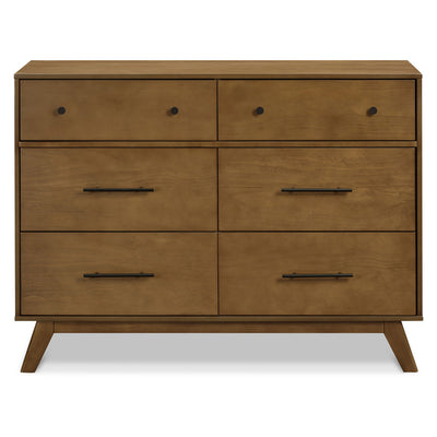 Front view of DaVinci Otto 6-Drawer Dresser in -- Color_Walnut