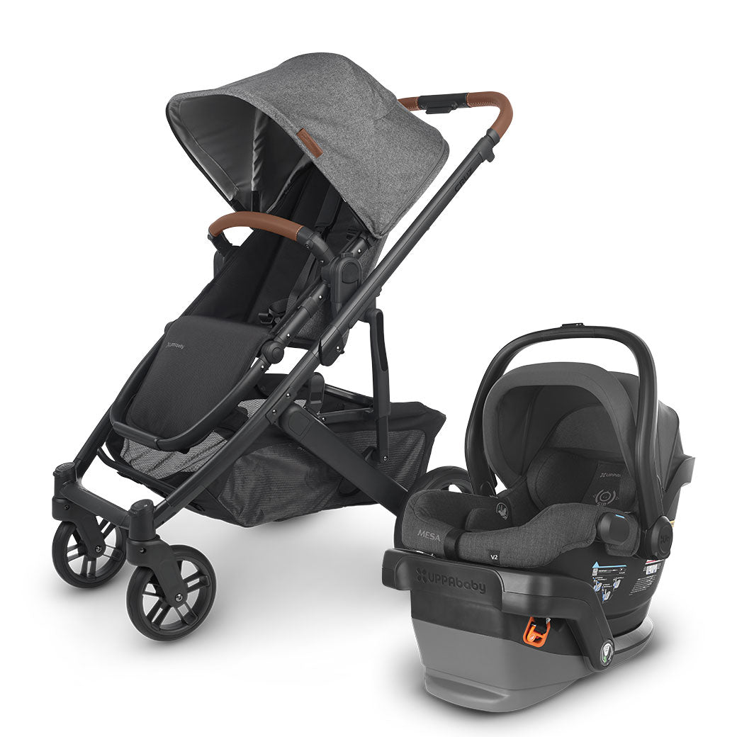 UPPAbaby CRUZ V2 Travel System with MESA V2 in -- Color_Greyson