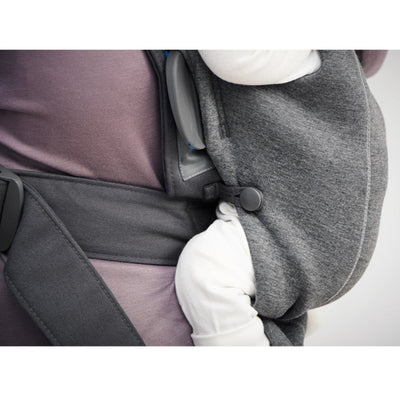 Details on BABYBJÖRN Baby Carrier Mini in Dark Gray 3D Jersey