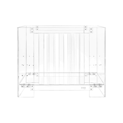 Nursery Works Vetro Mini Crib in clear acrylic -- Color_Default