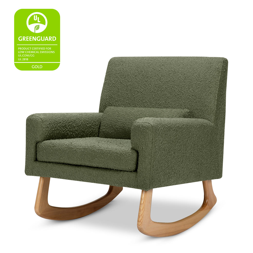 SLEEPYTIME ROCKER--Color_Olive Boucle with Light Legs
