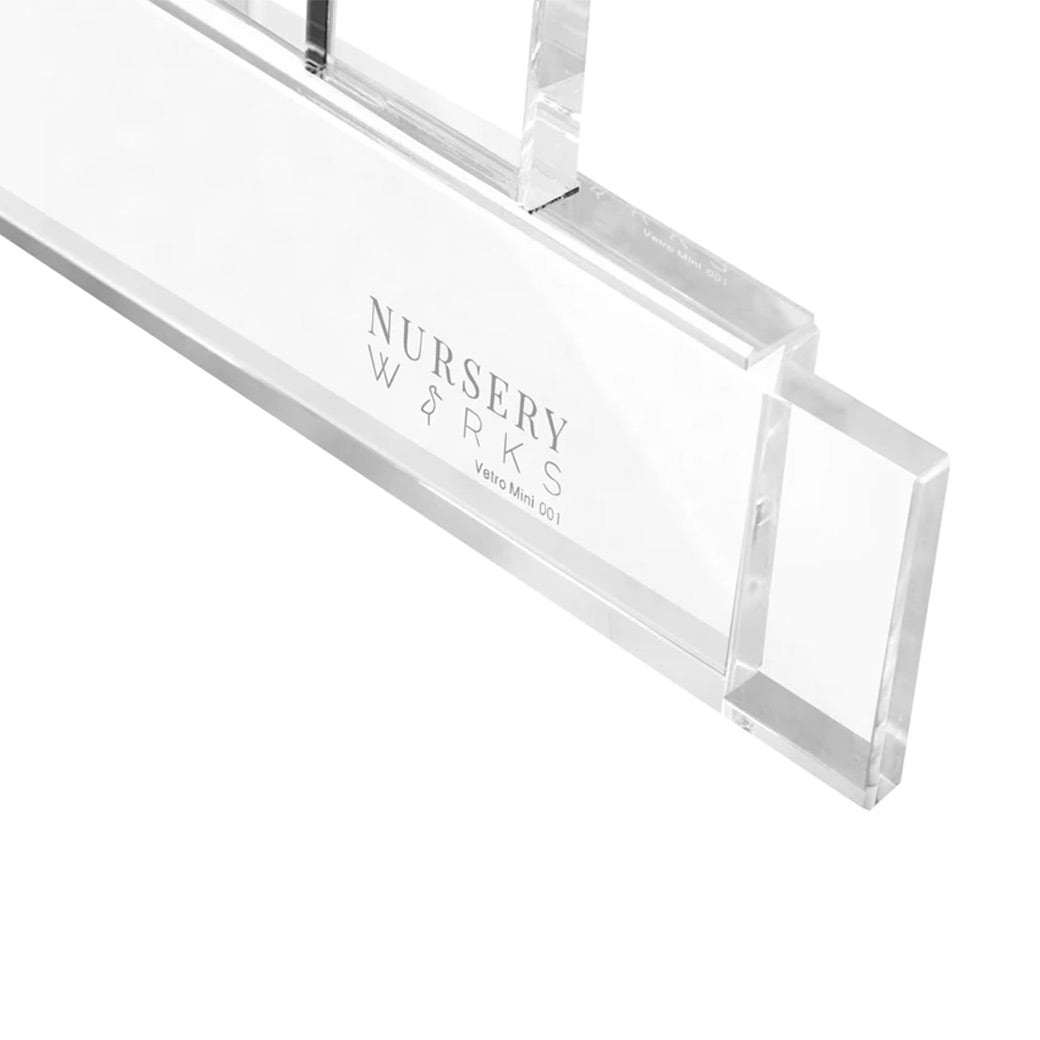 Nursery Works Vetro Mini Crib in clear acrylic -- Color_Default