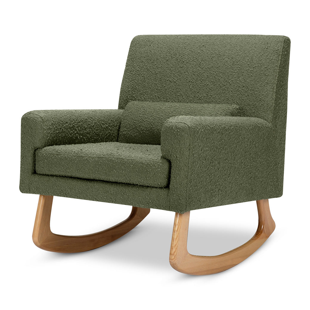 SLEEPYTIME ROCKER--Color_Olive Boucle with Light Legs