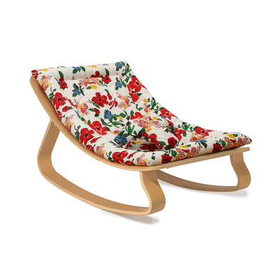 Charlie Crane LEVO Baby Rocker in -- Color_Lucas Du Tertre Hibiscus _ Beech