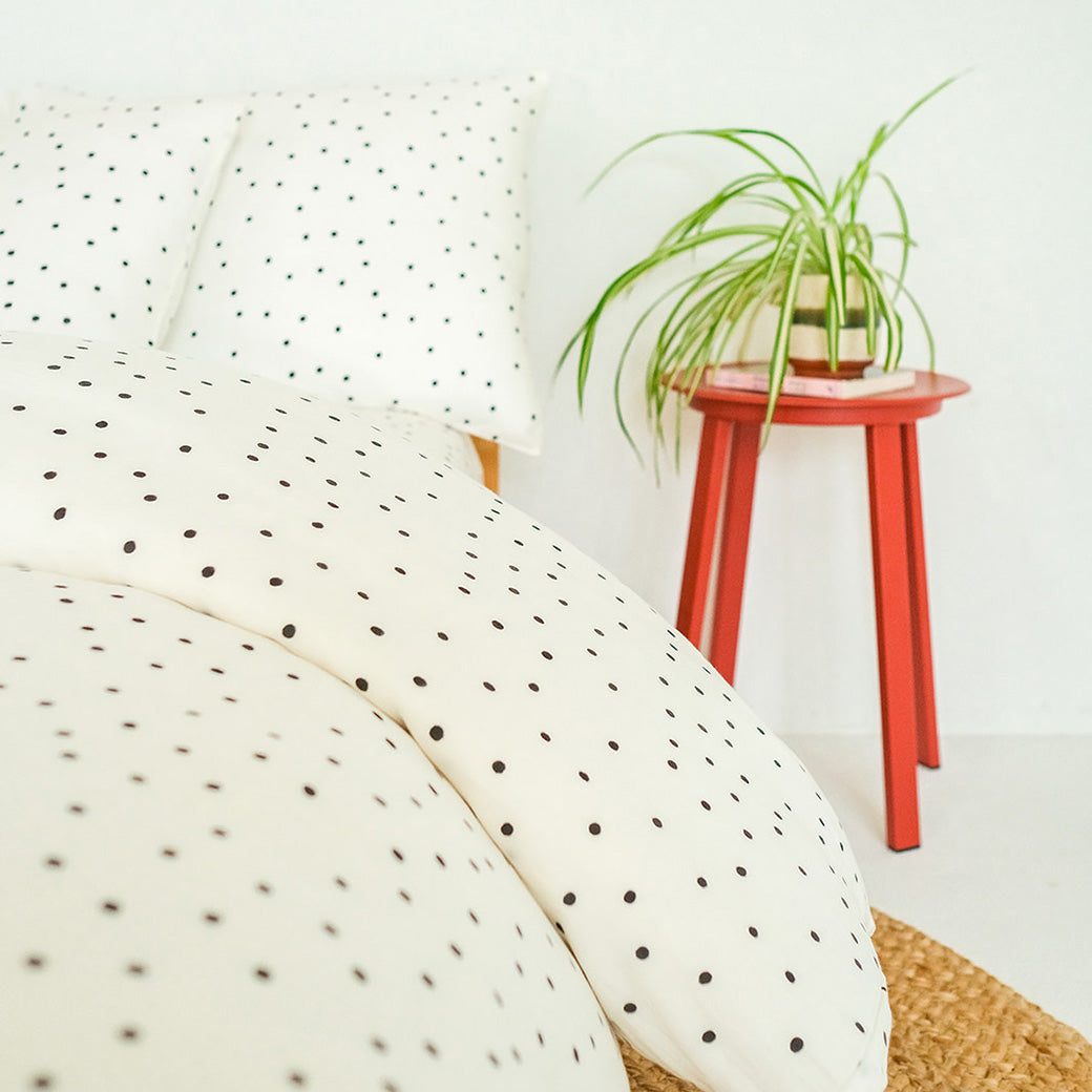 Blockprint Organic Duvet Cover