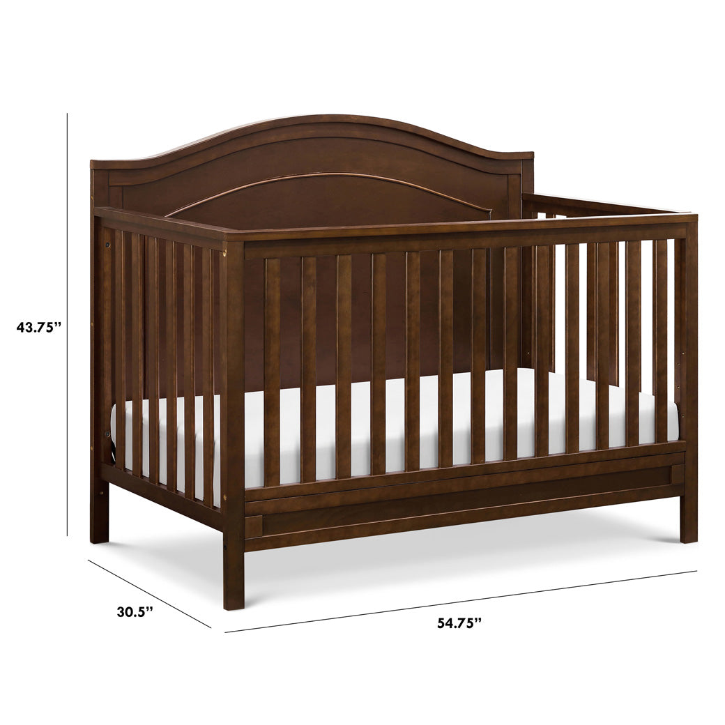 Dimensions of The DaVinci Charlie 4-in-1 Convertible Crib in -- Color_Espresso