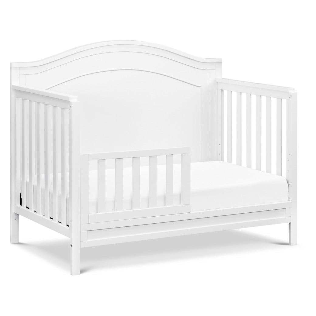 The DaVinci Charlie 4-in-1 Convertible Crib as toddler bed in -- Color_White