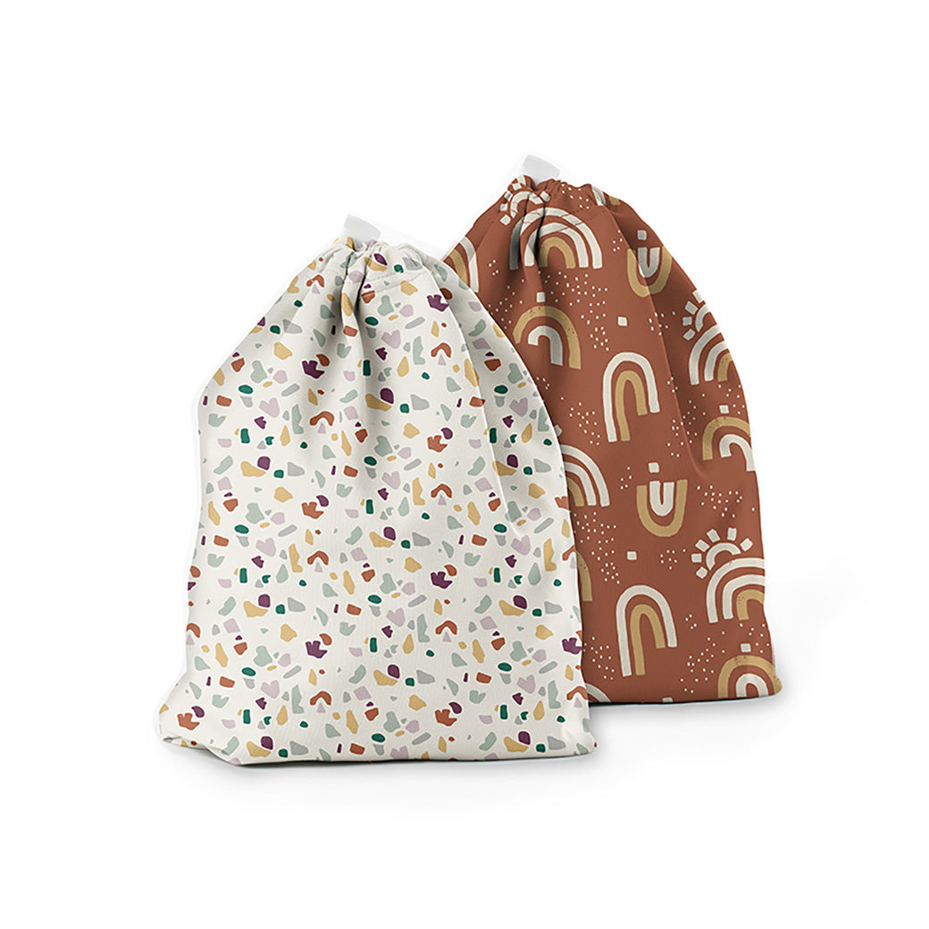 Two Esembly's Ditty Bags in -- Color_Sun & Terrazzo