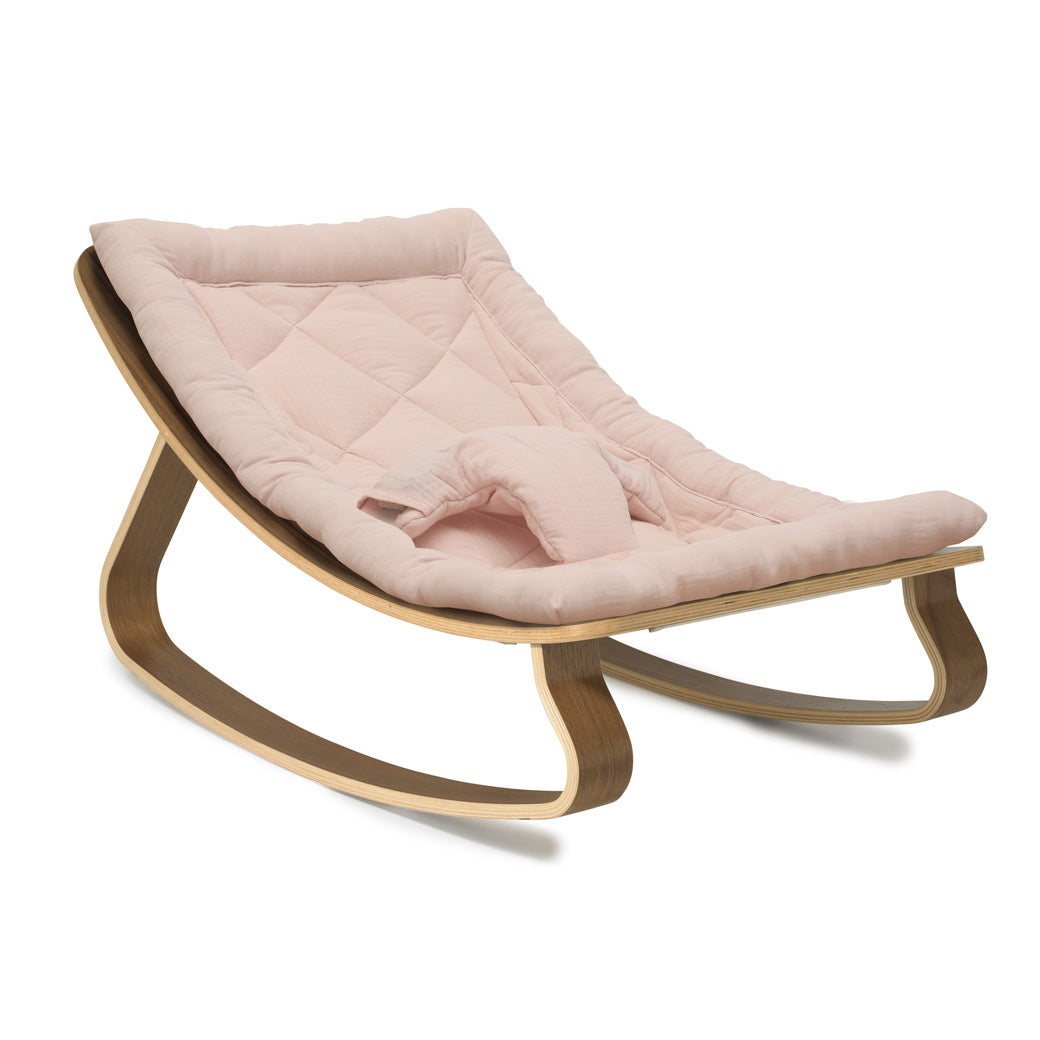 Charlie Crane LEVO Baby Rocker in -- Color_Nude _ Walnut