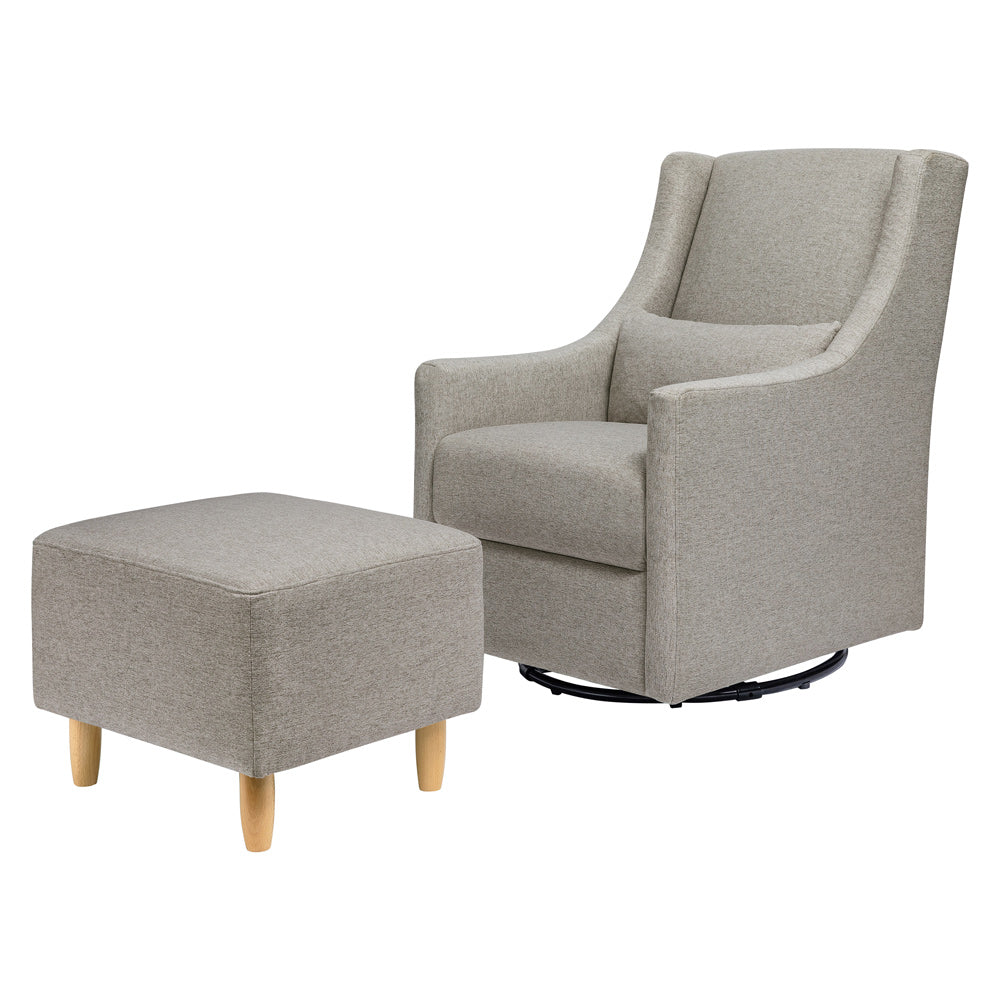 Toco Swivel Glider + Stationary Ottoman