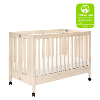 Maki Full-Size Folding Crib + Conversion Kit