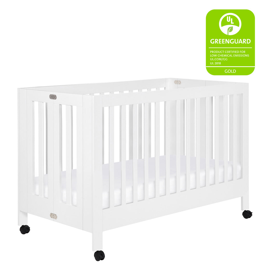 Maki Full-Size Folding Crib + Conversion Kit