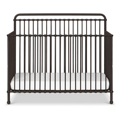 Front view of Namesake's Winston 4 in 1 Convertible Crib in -- Color_Vintage Iron