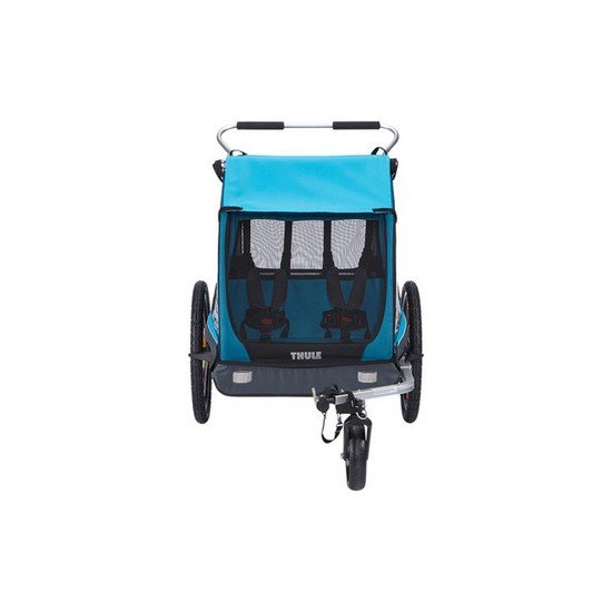Coaster XT Trailer + Stroller in Thule Blue